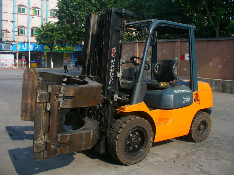 豐田叉車7FD30噸帶夾