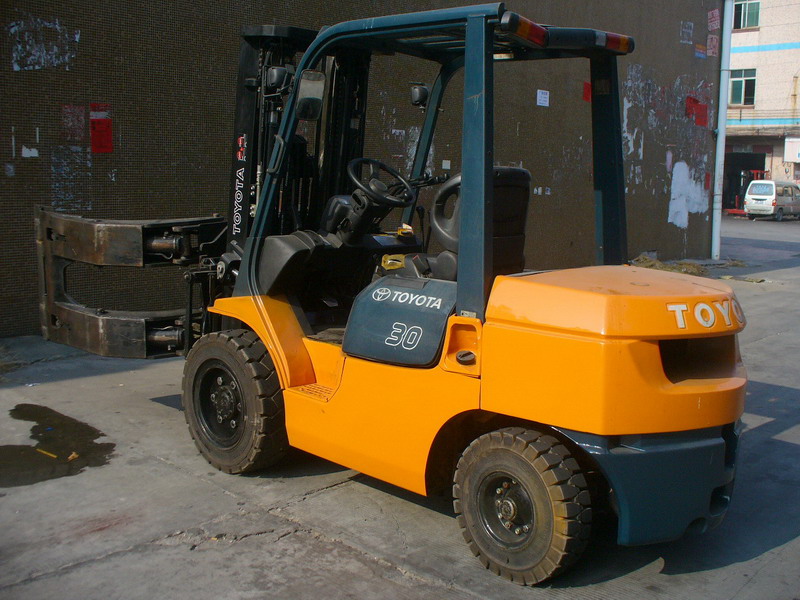 豐田叉車7FD30噸帶夾